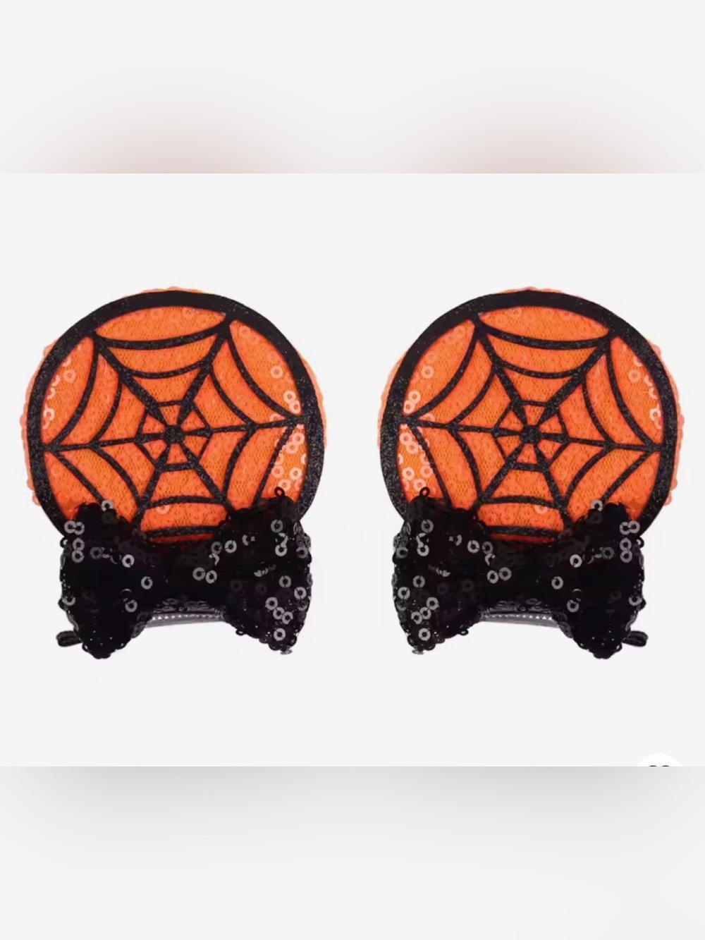 Halloween Mickey Ears Clips